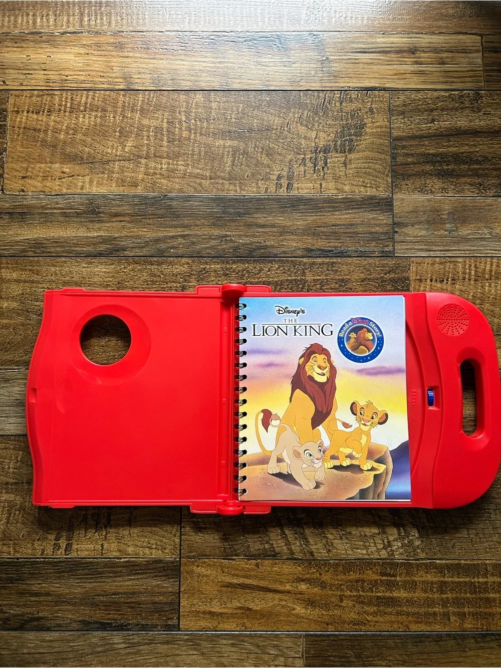 Story Reader With Lion King Book - Kids Learning Reading Toys Vintage